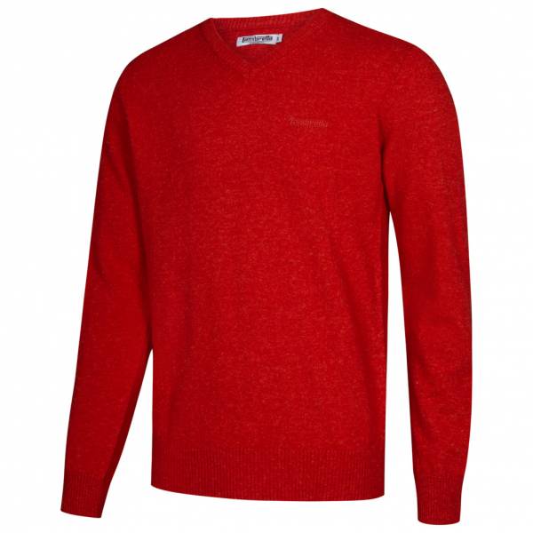 Lambretta Lambswool Herren Lammwolle Sweatshirt RWIK0045-BURNT ORANGE