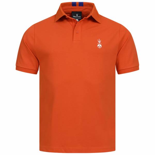 Maserati x North Sails Hombre Polo naranja 4530210000728480