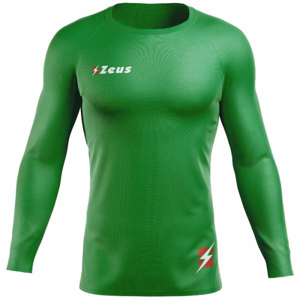 Zeus Fisiko Baselayer Top Long-sleeved Compression Shirt green