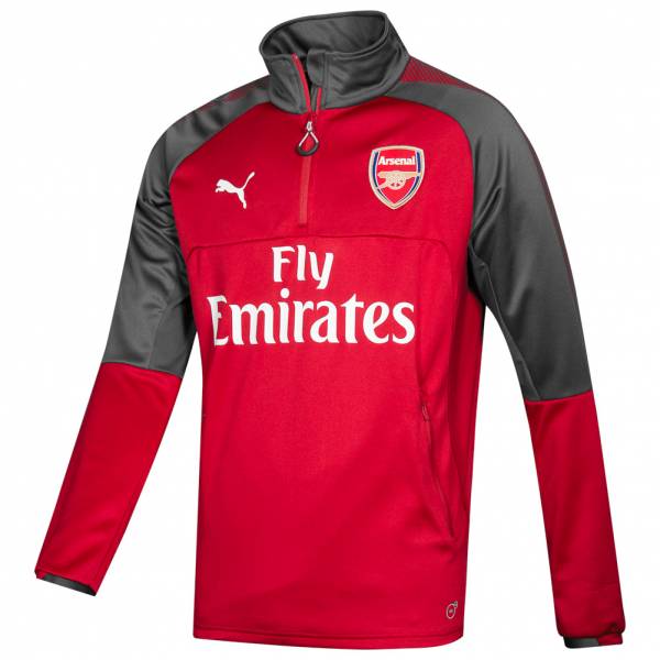 FC Arsenal London PUMA 1/4 Zip Herren Trainings Sweatshirt 751703-03