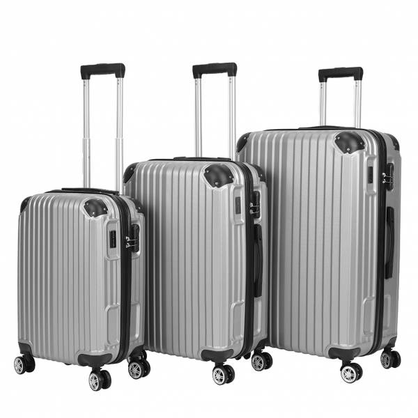 VERTICAL STUDIO &quot;Silkeborg&quot; Maleta Set de 3 20&quot; 24&quot; 28&quot; gris