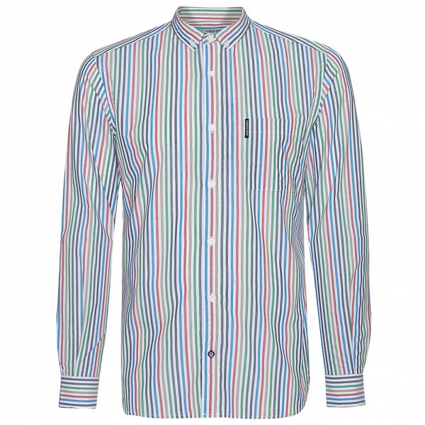 Lambretta Hommes Chemise casual à manches longues RWISSD33-MULTI RAYURES