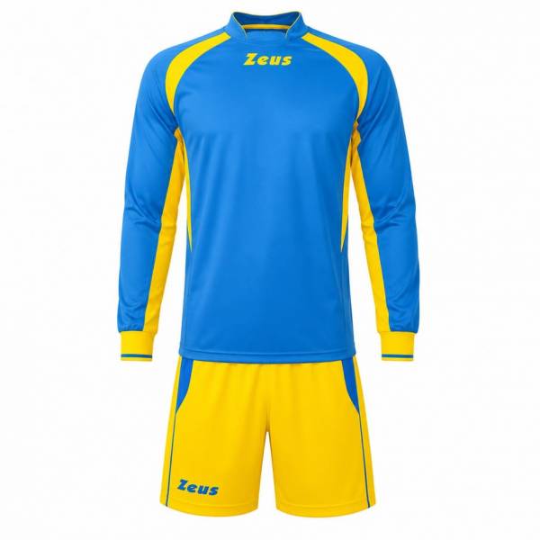 Zeus Kit Pippo Voetbaltenue + Short 2-delig royal blue/giallo