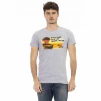 TRUSSARDI Action Men Young Fire T-shirt Gray 2AT02C013