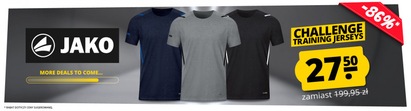 Jako training jersey challenge tylko 27,5 Zł