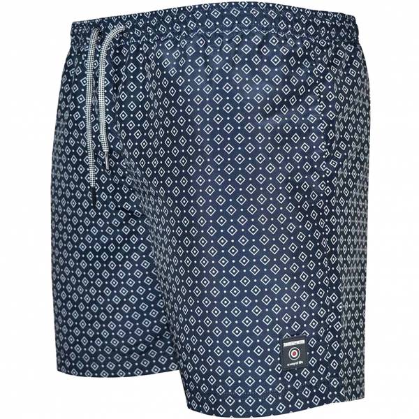 Image of Lambretta Uomo Bermuda Pantaloncini da mare SS0132-NVY/WHT