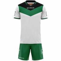 Givova Kit Campo Set Shirt + Short zwart / groen
