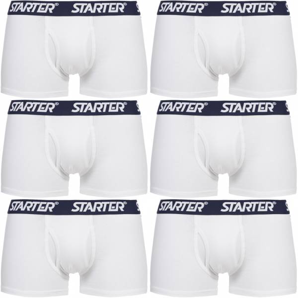 STARTER Boxershorts Grotts 6er Pack weiß