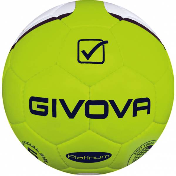 Givova Fussball "Platinum" neongelb/navy