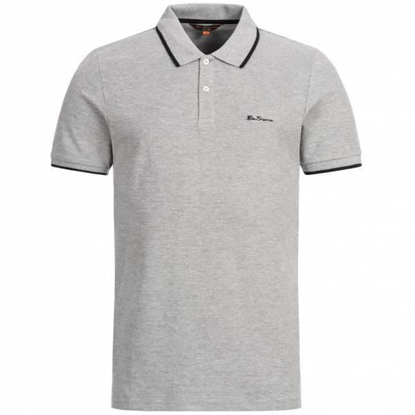 gray polo shirt