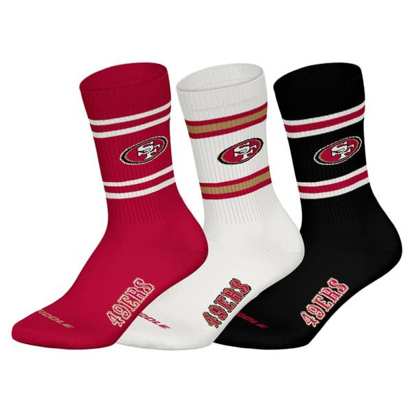 San Francisco 49ers NFL Unisex Crew Socken 3 Paar 22550001-2049