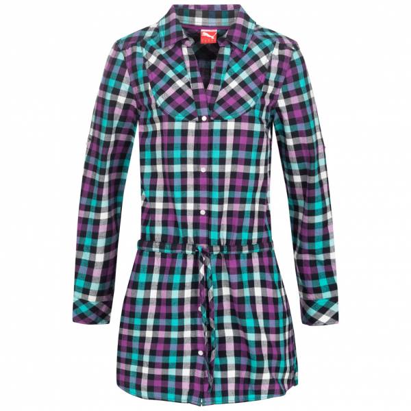 PUMA Damen Langarm Karo Kleid 558878-02