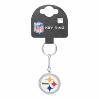 Steelers de Pittsburgh NFL Porte-clé avec logo KYRNFCRSPSKB