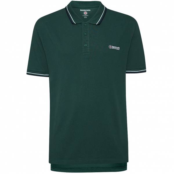 Lambretta Twin Tipped Herren Polo-Shirt SS1608-DKG/W/N