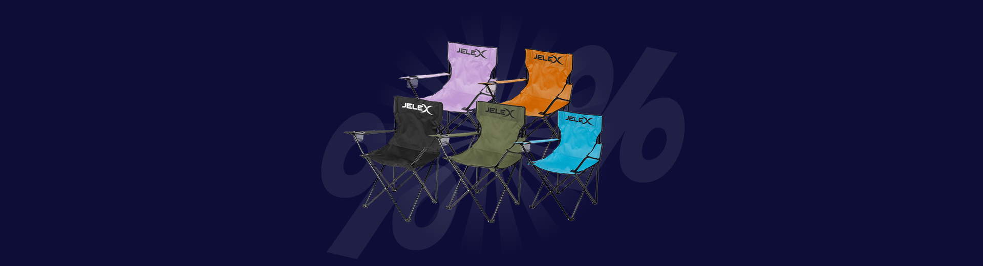 JELEX Camping Chair only 10 € cheap online shopping at SportSpar.com!