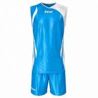 Zeus Kit Saett Uomo Maglia da basket + Shorts royal blue/bianco