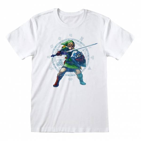 La Légende de Zelda Skyward Sword Pose Hommes T-shirt ZEL02544TSW