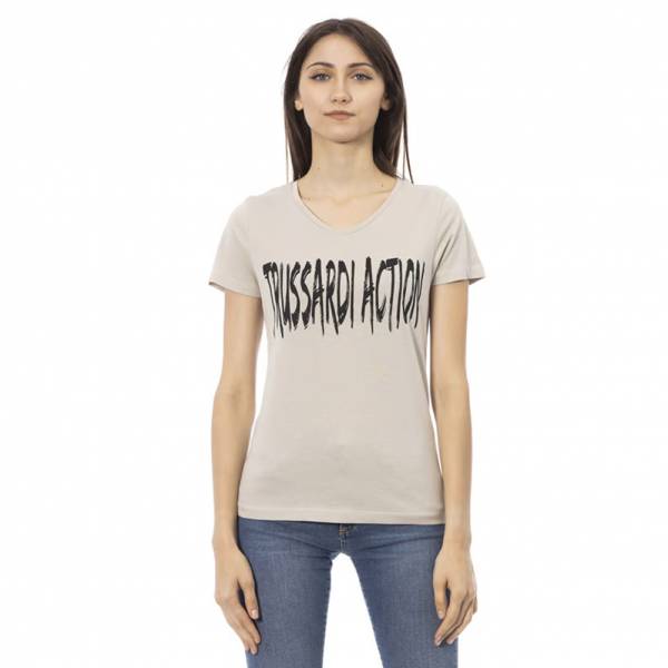 TRUSSARDI Action Mujer Camiseta Arena 2BT01004