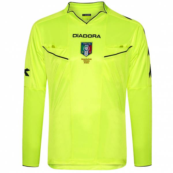 Italie AIA Match Diadora Hommes Maillot d'arbitre à manches longues 102.158802-97015