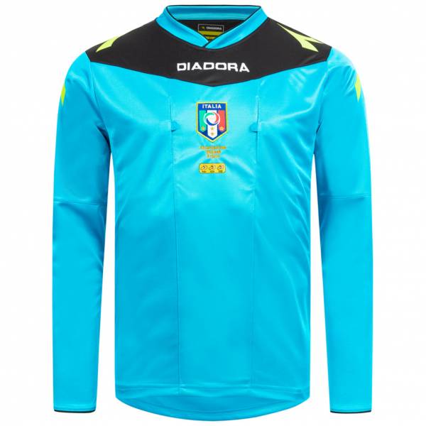 Italia AIA Match Diadora Hombre Camiseta de árbitro de manga larga 102.161946-65098