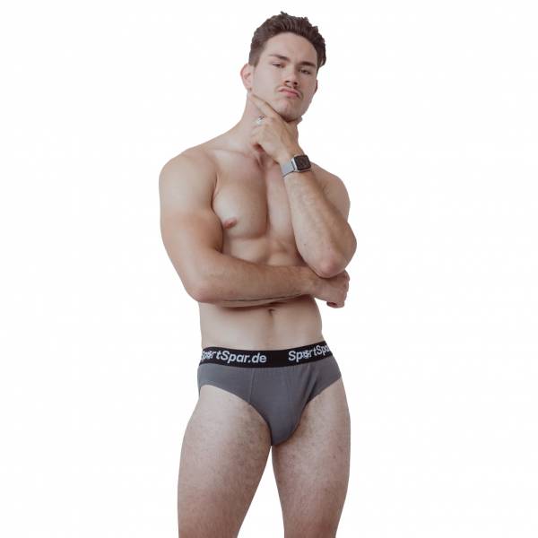 SportSpar.de „Sparsanova“ Herren Unterhose dunkelgrau
