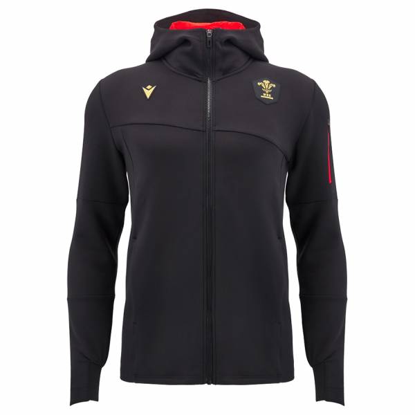 Wales WRU macron Rugby Herren Kapuzenjacke 60003811
