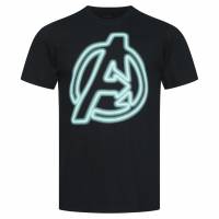 AVENGERS MARVEL Neon Heren T-shirt FCMTS019BLK