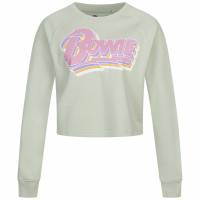 David Bowie Dames Cropped Sweatshirt POLCS389SAG