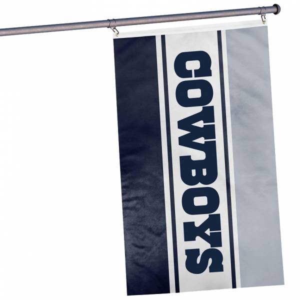 Cowboys de Dallas NFL Drapeau horizontal pour supporters FLGNFHRZTLDC
