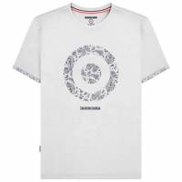 Lambretta Paisley Target Tee Herren T-Shirt SS4012-WHITE