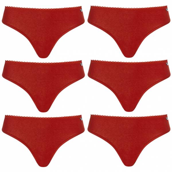 MONT EMILIAN &quot;Nimes&quot; Women thong Pack of 6 red