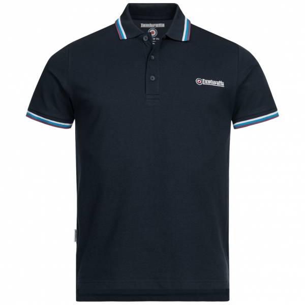 Lambretta Triple Tipped Herren Polo-Shirt SS1650-N/W/B/E