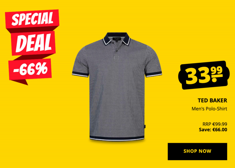TED BAKER Men's Polo-Shirt only 33,99 €!
