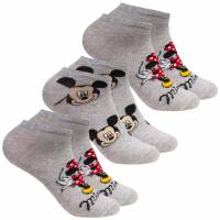 Minnie & Mickey Maus Disney Damen Sneaker Socken 3 Paar 1003242
