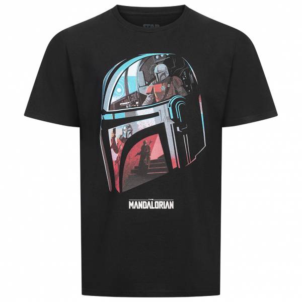 GUERRE STELLARI Mandalorian Helmet Uomo T-shirt POMTS180BLK