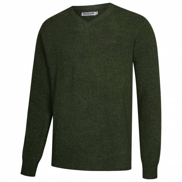 Lambretta Lambswool Sweater Herren Lammwolle Sweatshirt RWIK0045-DK FOREST