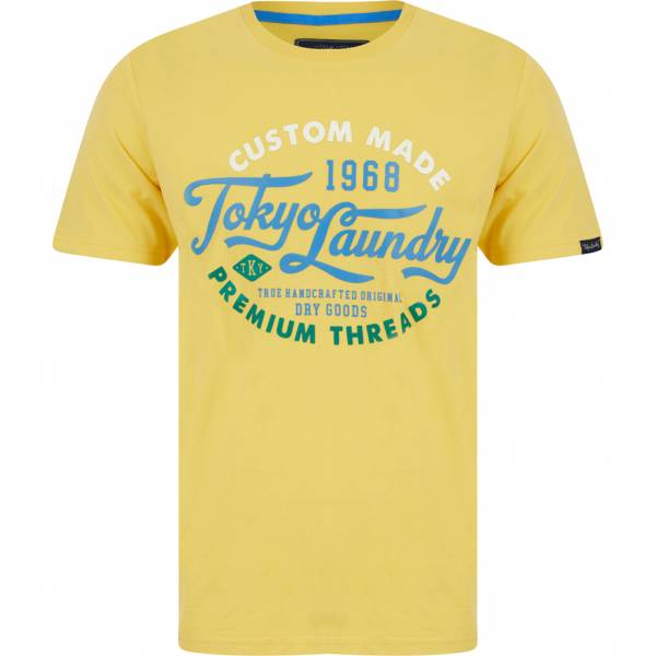 Tokyo Laundry Bluesy Hommes T-shirt 1C18211 Mimosa