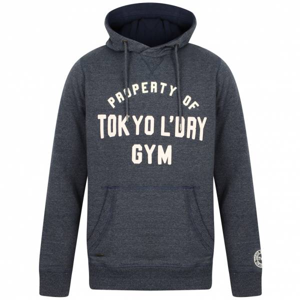 Tokyo Laundry Keskustie Brush Back Fleece Herren Pullover 1D11498 Black Iris
