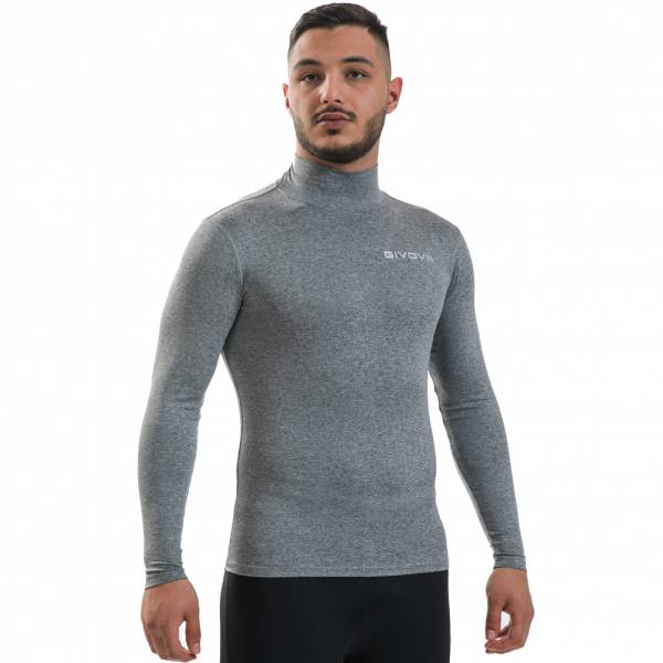 Givova Baselayer Corpus 3 High Neck Sports Top grey