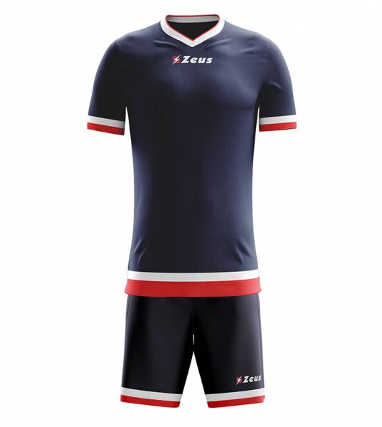 Zeus Kit Magic Basketball Trikot + Shorts blu/rosso