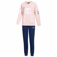 Umbro Premium Femmes Survêtement 32085S-Rose-Bleu