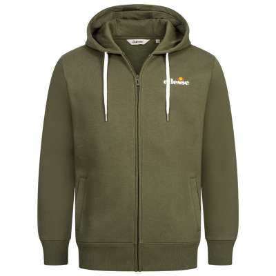 ellesse Klemerio Full Zip Men Hooded Sweat Jacket SOP23857-Khaki