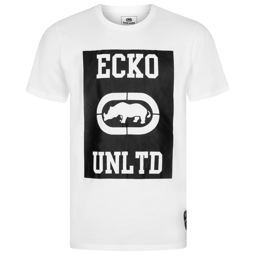 Ecko Unltd. Square Logo Tee Men's T-Shirt ESK4371 White | SportSpar.com
