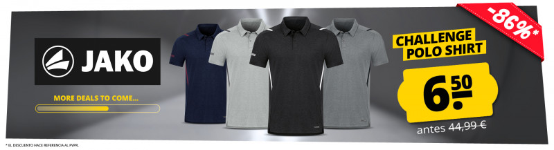 Jako polo shirt challenge solo 6,5 €