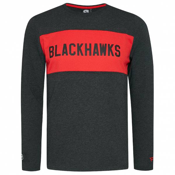 Blackhawks de Chicago LNH Fanatics Hommes Haut à manches longues 3002MCHRBTBCBL