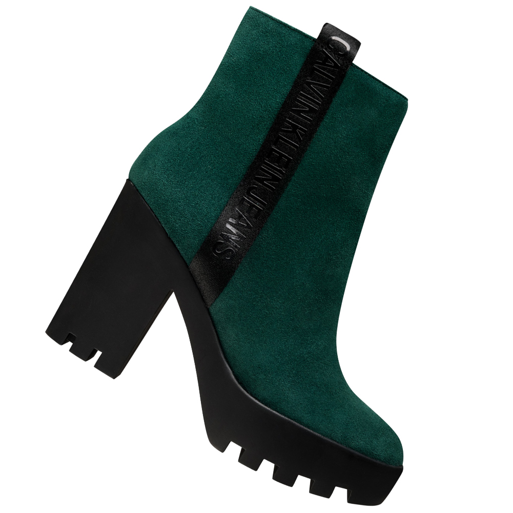 calvin klein high heel boots