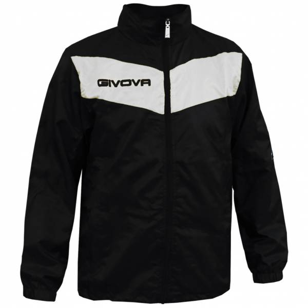 Givova Regenjacke "Rain Scudo" schwarz/weiß