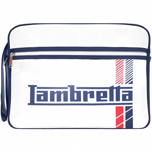 Lambretta Racing Stripe Bag Umhängetasche T20076-WHT