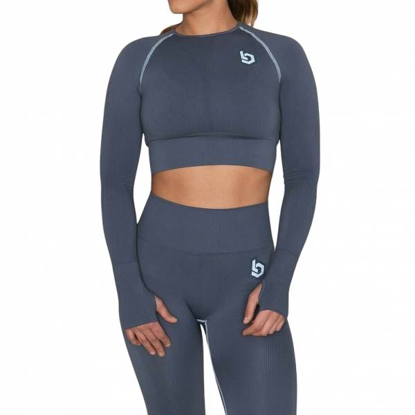 Beyond Limits Cropped Seamless Femmes Haut à manches longues BL11087