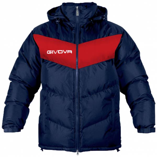 Veste hiver Givova Giubbotto Podio marine / rouge
